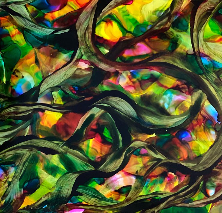 Alcohol ink painting by Bryant Small