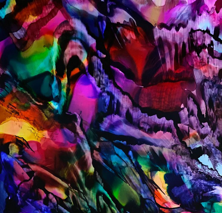 Alcohol ink painting by Bryant Small