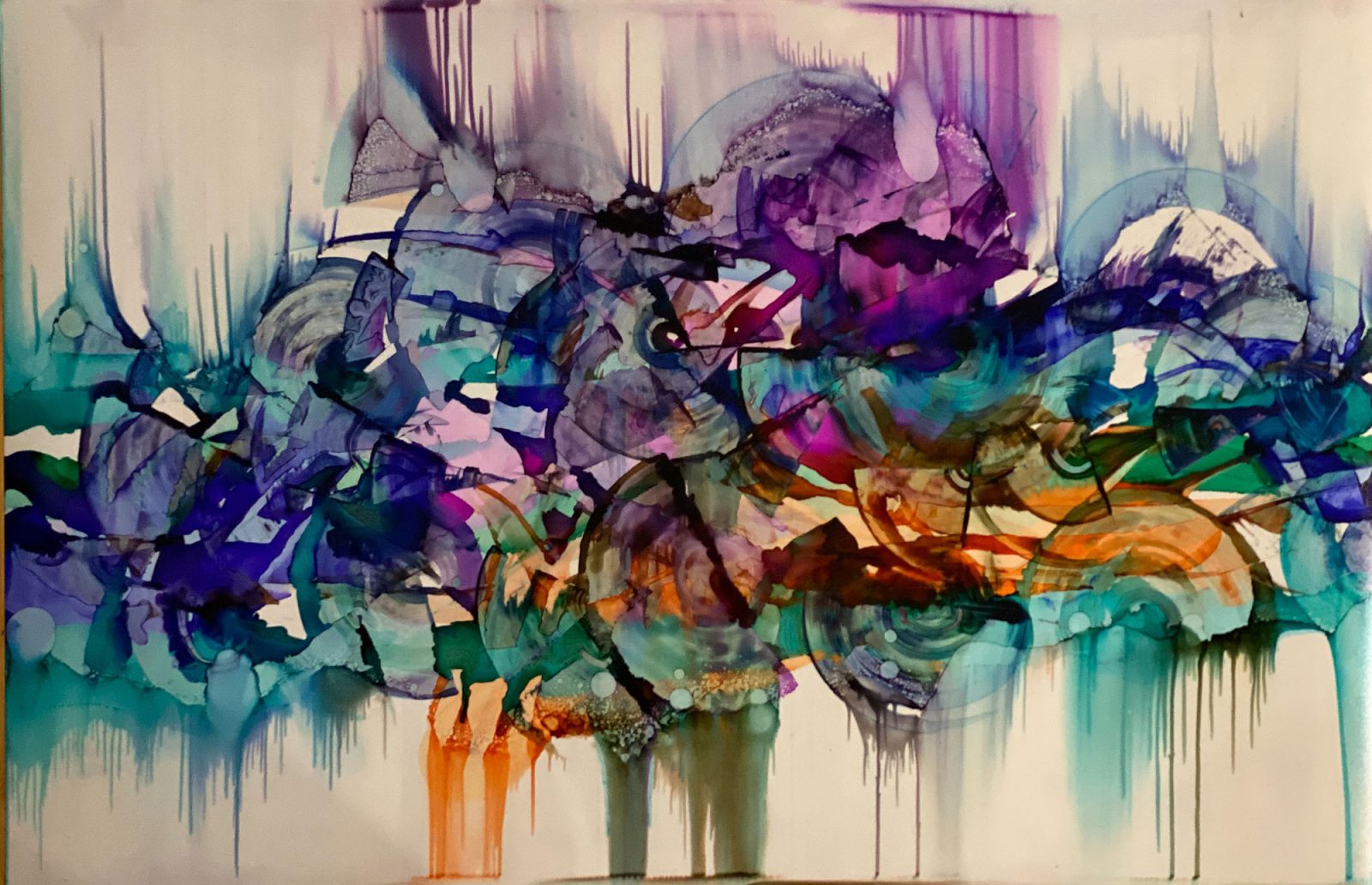 Alcohol ink painting by Bryant Small