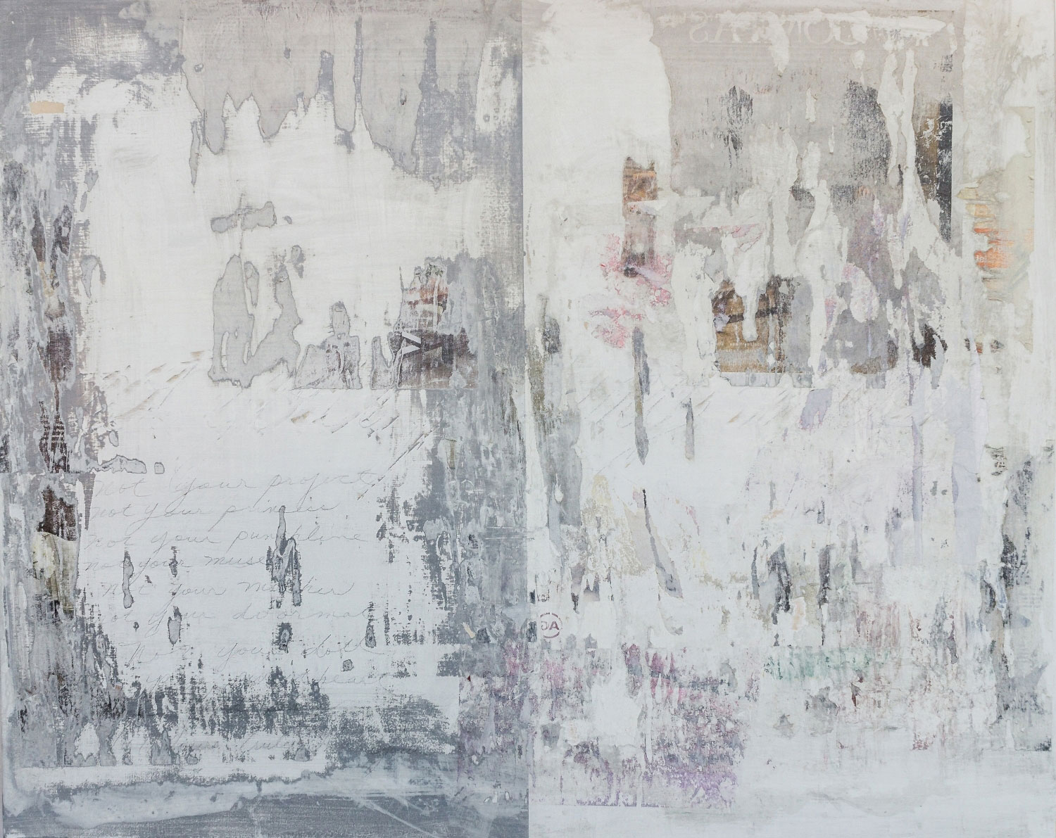 Lisa DiClerico, Muse, 2015. Painting of New York City details.
