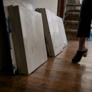 Lisa DiClerico primes and seals wood panels with handmade gessos | José A. Alvarado Jr. for The Daring